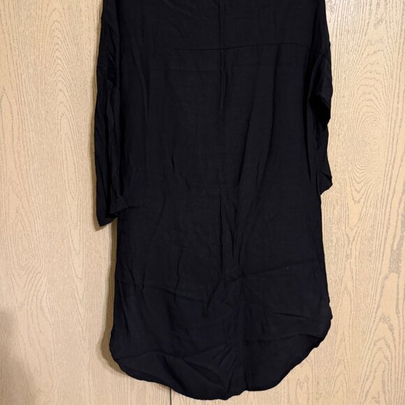 Women’s Lightweight T-shirt Dress, Black, Large - Picture 3 of 7
